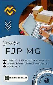 Apostila FJP MG 2026 Gestor Educação