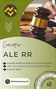 Apostila ALE RR 2026 Analista Contador