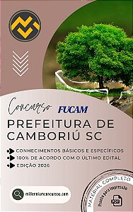Apostila PREFEITURA DE CAMBORIÚ SC 2026 Agente Previdenciário e Administrativo (CamboriúPrev)