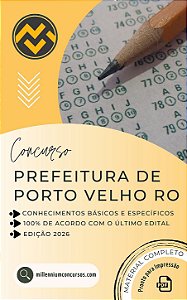 Apostila Prefeitura de Porto Velho RO 2026 Auditor