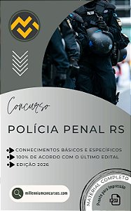 Apostila POLÍCIA PENAL RS 2026 Ciências Contábeis