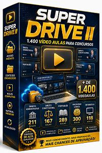 Drive dos Concursos II - 1.400 Vídeo Aulas para Concursos