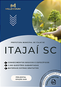Apostila PREFEITURA DE ITAJAÍ SC 2026 Assistente Jurídico