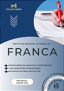Apostila PREFEITURA DE FRANCA SP 2026 Professor de Inglês
