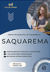 Apostila PREFEITURA DE SAQUAREMA RJ 2026 Professor Ciências