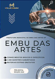 Apostila PREFEITURA DE EMBU DAS ARTES SP 2026 Terapeuta Ocupacional
