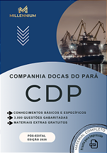 Apostila COMPANHIA DOCAS DO PARÁ 2026 Técnico Portuário Meio Ambiente