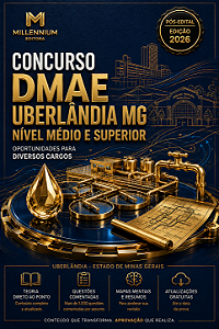 Apostila DMAE UBERLÂNDIA MG 2026 Engenheiro Químico