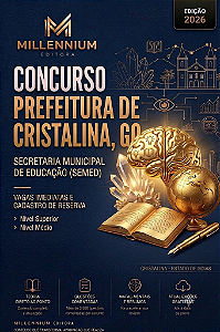 Apostila PREFEITURA DE CRISTALINA GO 2026 Professor Educação Física