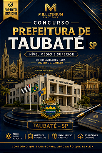 Apostila PREFEITURA DE TAUBATÉ SP 2026 Executivo Público Contador