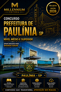 Apostila PREFEITURA DE PAULÍNIA SP 2026 Professor de Deficiência Auditiva