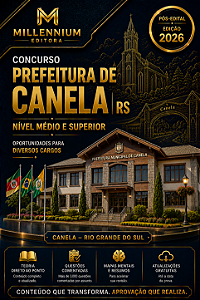 Apostila PREFEITURA DE CANELA RS 2026 Professor Ciências Naturais