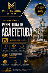 Apostila PREFEITURA ABAETETUBA PA 2026 Sociólogo
