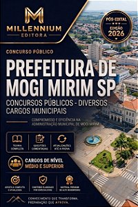 Apostila PREFEITURA DE MOGI MIRIM SP 2026 Professor de Ciências