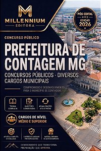 Apostila PREFEITURA DE CONTAGEM MG 2026 Biólogo