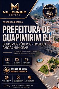Apostila PREFEITURA DE GUAPIMIRIM RJ 2026 Professor Geografia