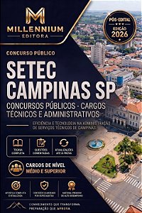 Apostila SETEC CAMPINAS SP 2026 Agente de Fiscalização