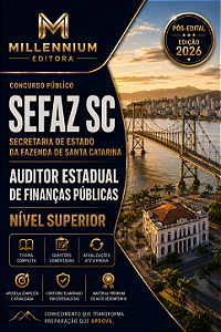 Apostila SEFAZ SC 2026 Auditor Administração e Engenharias