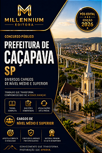 Apostila PREFEITURA DE CAÇAPAVA SP 2026 Professor II - Artes