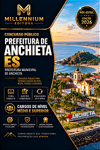 Apostila PREFEITURA DE ANCHIETA ES 2026 Professor Geografia