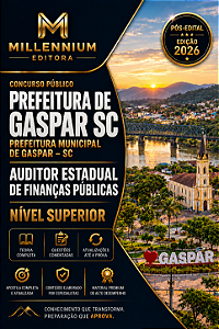 Apostila PREFEITURA DE GASPAR SC 2026 Auxiliar de Professor da Educação Especial
