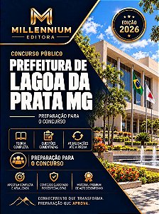 Apostila PREFEITURA DE LAGOA DA PRATA MG 2026 Assistente Administrativo