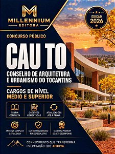 Apostila CAU TO 2026 Analista de Administração e Finanças