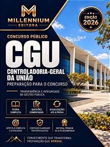 Apostila CGU 2026 Auditor Federal de Finanças e Controle - Auditoria