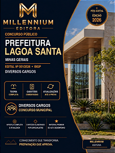 Apostila PREFEITURA DE LAGOA SANTA MG 2026 Assistente Administrativo