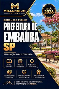 Apostila PREFEITURA DE EMBAÚBA SP 2026 Assistente Administrativo