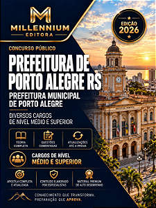 Apostila PREFEITURA DE PORTO ALEGRE 2026 Professor - Educação Especial: Deficiência Visual
