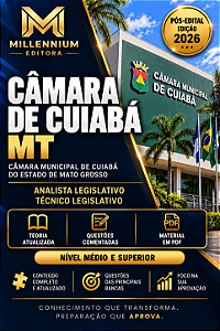 Apostila CÂMARA DE CUIABÁ MT 2026 Analista Legislativo - Jornalismo