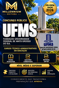 Apostila UFMS 2026 Técnico em Edificações