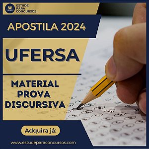 Apostila UFERSA 2024 Material Prova Discursiva