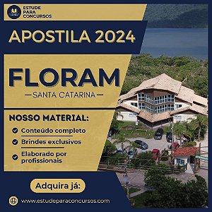 Apostila FLORAM SC 2024  Técnico de Meio Ambiente