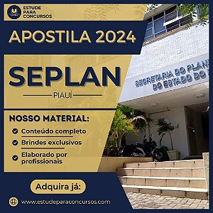 Apostila SEPLAN PI 2024 Analista Governamental Engenharia Elétrica