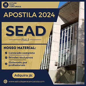 Apostila SEAD PI 2024 Analista Governamental Engenharia Civil