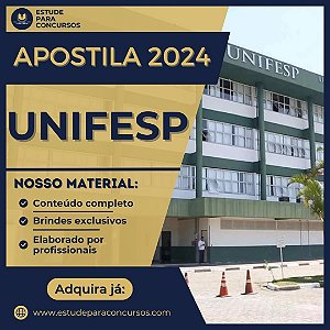 Apostila UNIFESP 2024  Técnico de Laboratório Química