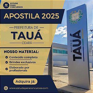 Apostila PREFEITURA DE TAUÁ CE 2025 PEB II História e Geografia