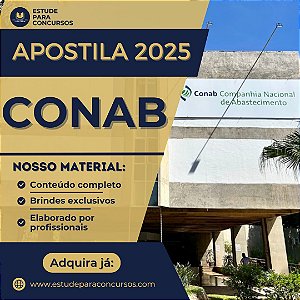 Apostila CONAB 2025 Analista Engenharia Agronômica