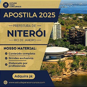 Apostila PREFEITURA DE NITERÓI RJ 2025 Arquiteto