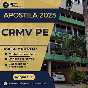 Apostila CRMV PE 2025 Técnico Agropecuário