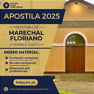 Apostila PREFEITURA DE MARECHAL FLORIANO ES 2025 Professor Língua Portuguesa