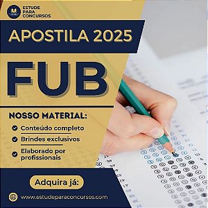 Apostila FUB 2025 Assistente em Administração
