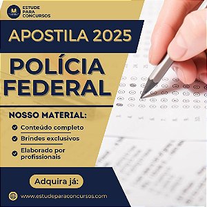 Apostila POLÍCIA FEDERAL  2025 Farmacêutico