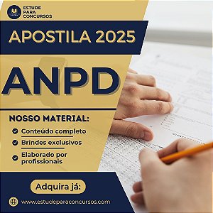 Apostila ANPD 2025 Tecnologia da Informação (Suporte)