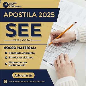 Apostila SEE MG 2025 Analista Educacional Bibliotecário
