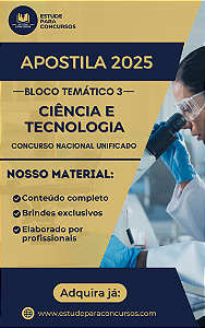 Apostila CNU 2025 Bloco Temático 3 Ciência e Tecnologia