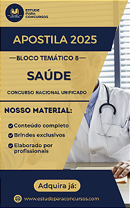 Apostila CNU 2025 Bloco Temático 8 Intermediário Saúde