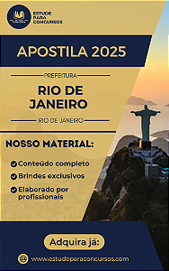 Apostila PREFEITURA DO RIO DE JANEIRO 2025 Analista de Procuradoria Comunicação